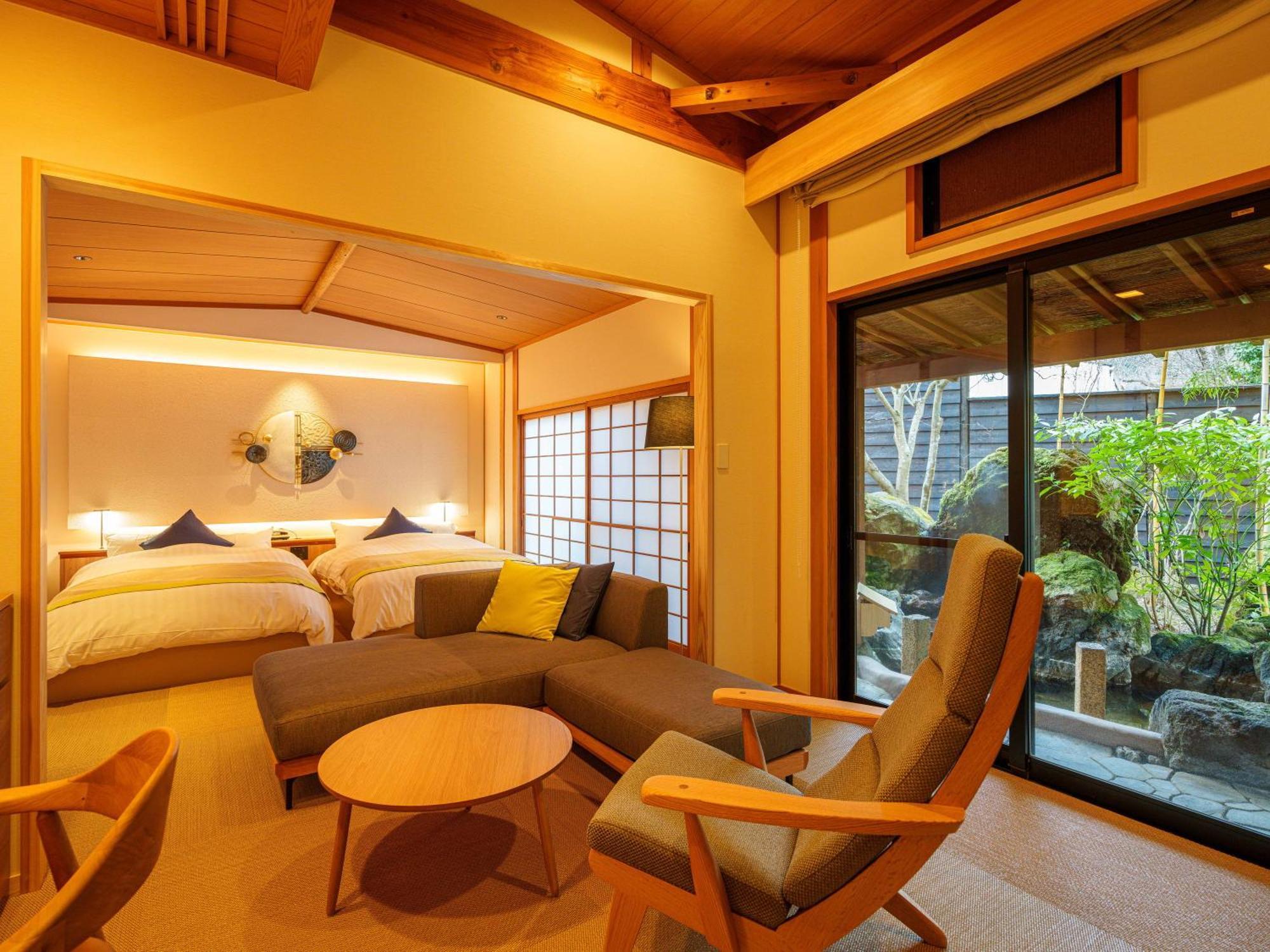 Yufuin Rakuyu Hotel Exterior foto